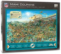 YouTheFan Miami Dolphins Joe Journeyman 500-Piece Puzzle