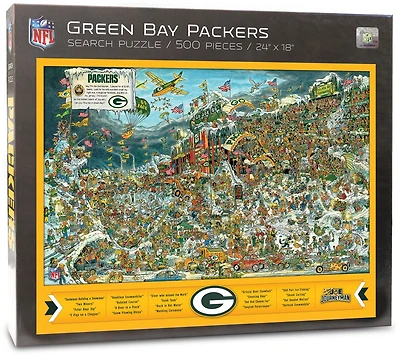 YouTheFan Green Bay Packers Joe Journeyman 500-Piece Puzzle