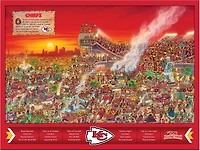 YouTheFan Kansas City Chiefs Joe Journeyman 500-Piece Puzzle
