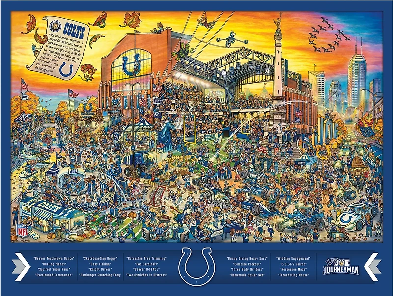 YouTheFan Indianapolis Colts Joe Journeyman 500-Piece Puzzle