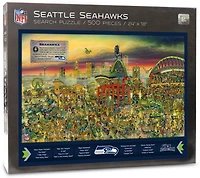 YouTheFan Seattle Seahawks Journeyman Jigsaw Puzzle