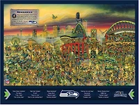 YouTheFan Seattle Seahawks Journeyman Jigsaw Puzzle
