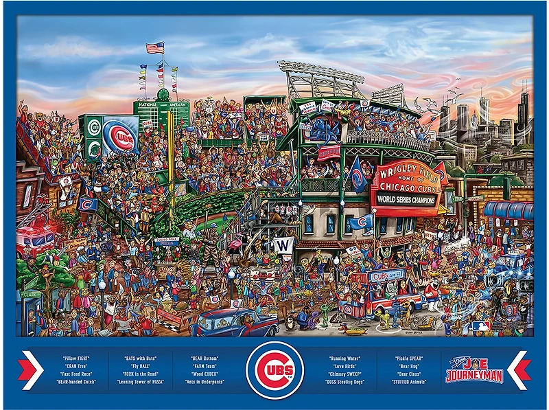 YouTheFan Chicago Cubs Joe Journeyman 500-Piece Puzzle