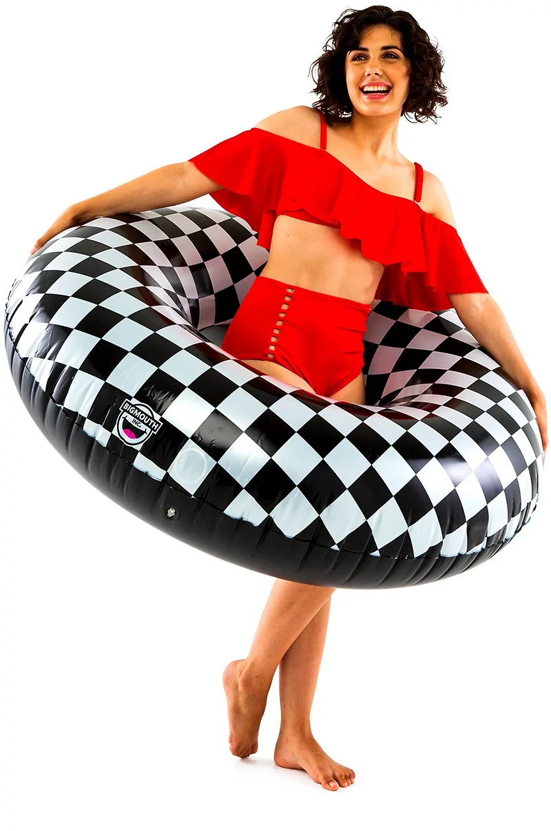 BigMouth Platinum Series Checker Ring Pool Float