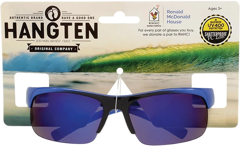 Hang Ten Kids' Sport Semirimless Sunglasses