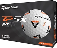TaylorMade 2021 TP5x PIX Golf Balls 12-Pack