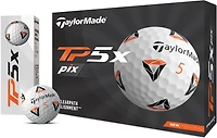 TaylorMade 2021 TP5x PIX Golf Balls 12-Pack