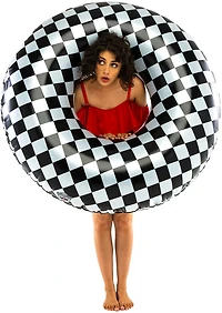 BigMouth Platinum Series Checker Ring Pool Float