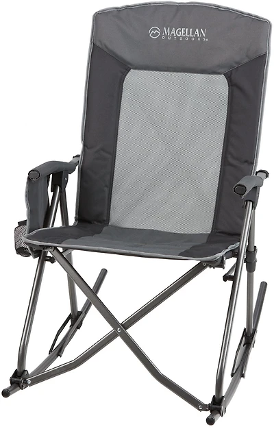 Magellan Outdoors Collapsible High-Back Rocker Chair