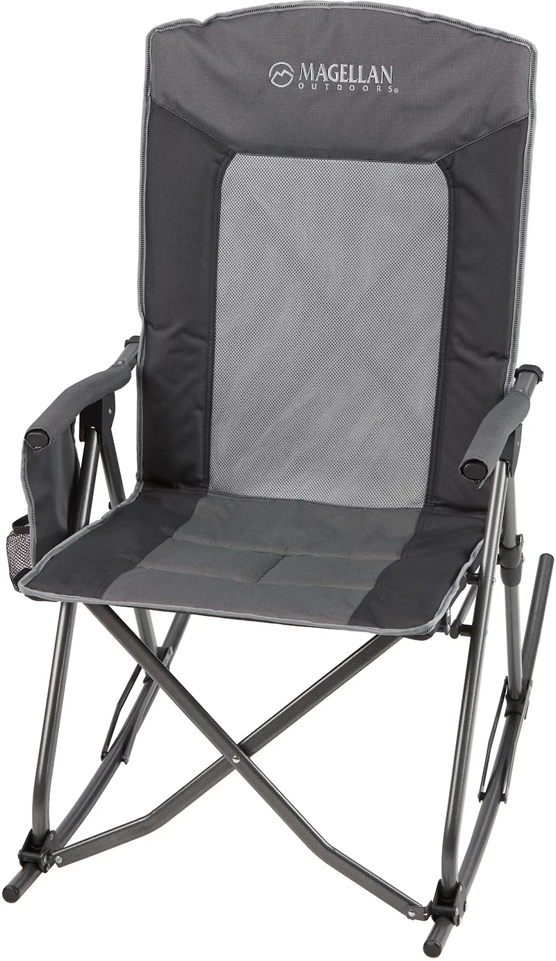 Magellan Outdoors Collapsible High-Back Rocker Chair