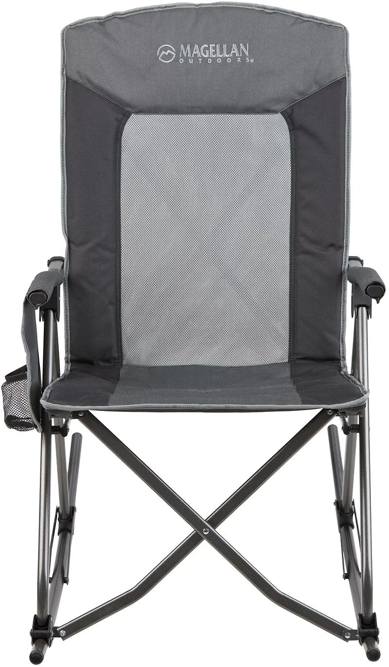 Magellan Outdoors Collapsible High-Back Rocker Chair