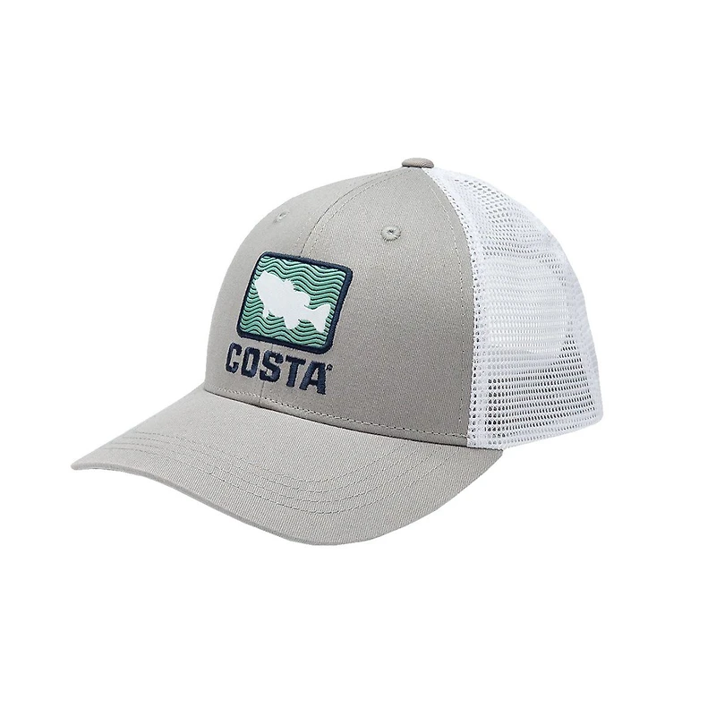Costa Men’s Bass Waves Trucker Cap