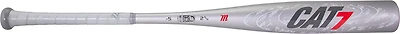 Marucci Adults’ CAT7 Silver Senior League Baseball Bat (-5)