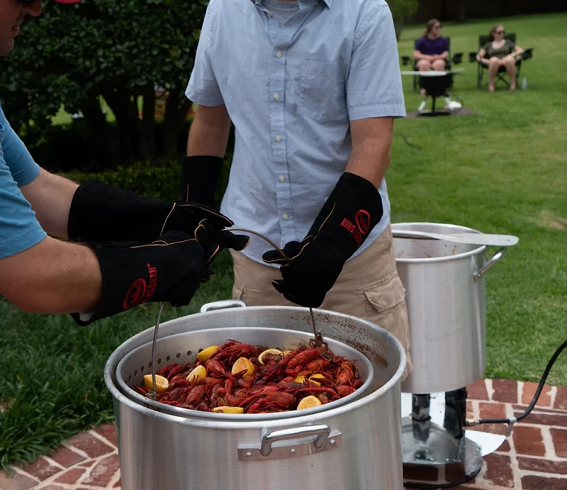 King Kooker Stainless Steel Double Jet Cooker