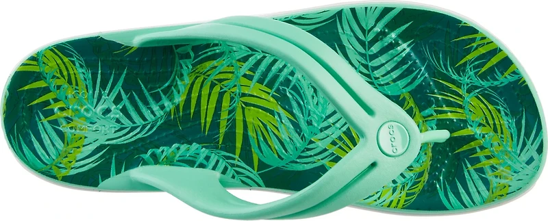 Crocs Women's Crocband Tropical Flip Flops