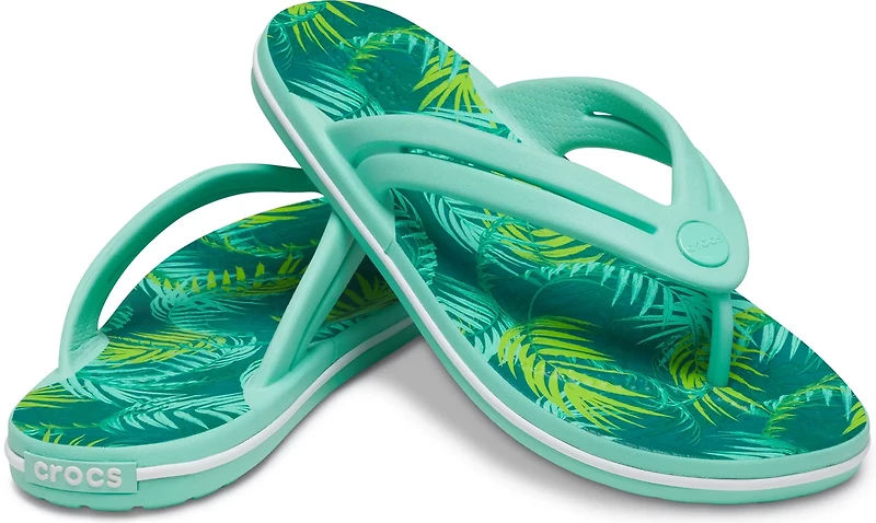 Crocs Women's Crocband Tropical Flip Flops