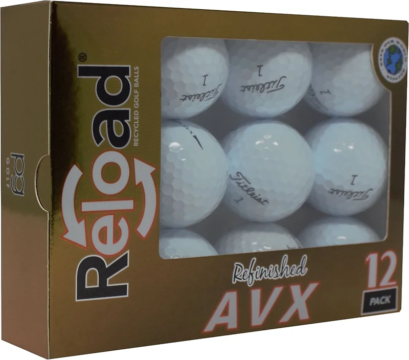 Titleist Reload Refinished AVX Golf Balls 12-Pack