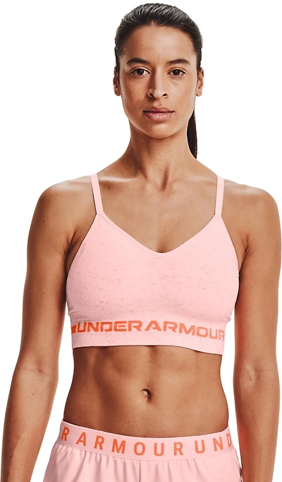 Under Armour Women's Seamless Long Low Impact Heather Bra