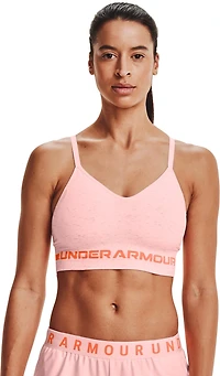 Under Armour Women's Seamless Long Low Impact Heather Bra