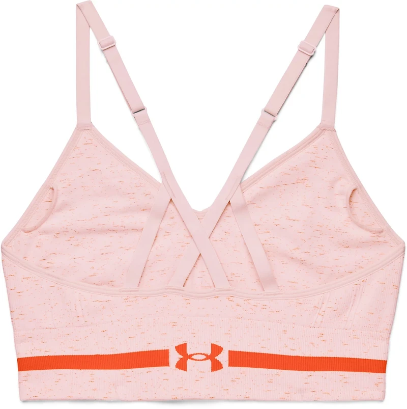 Under Armour Women's Seamless Long Low Impact Heather Bra