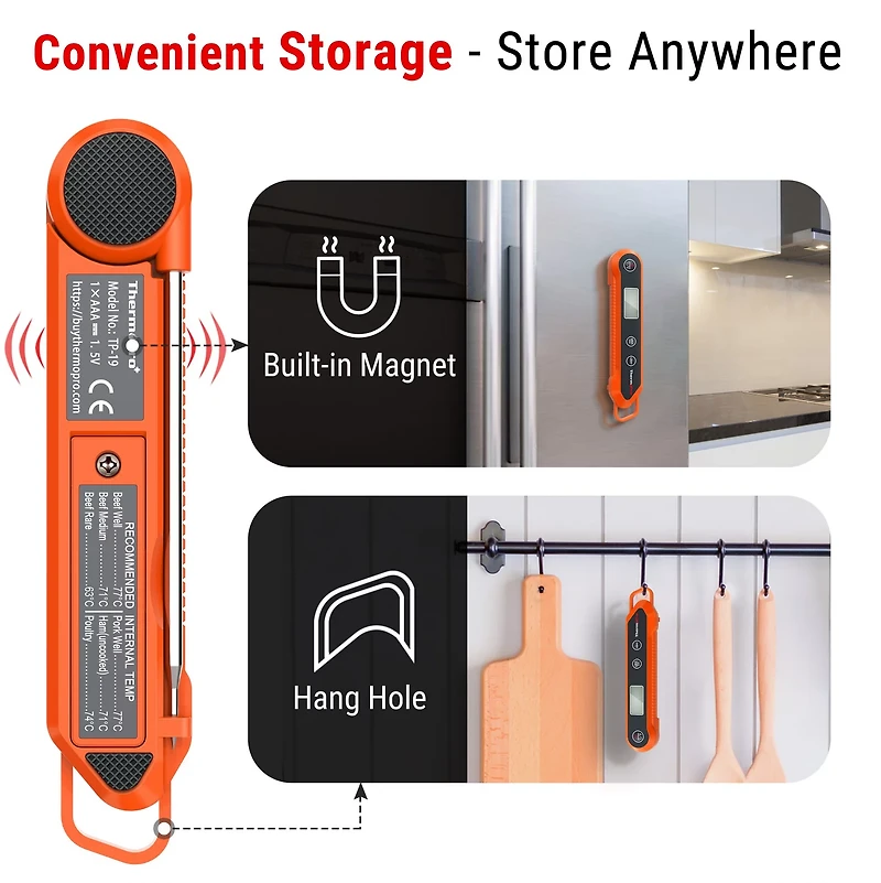 ThermoPro TP03H Digital Instant Read Meat Thermometer