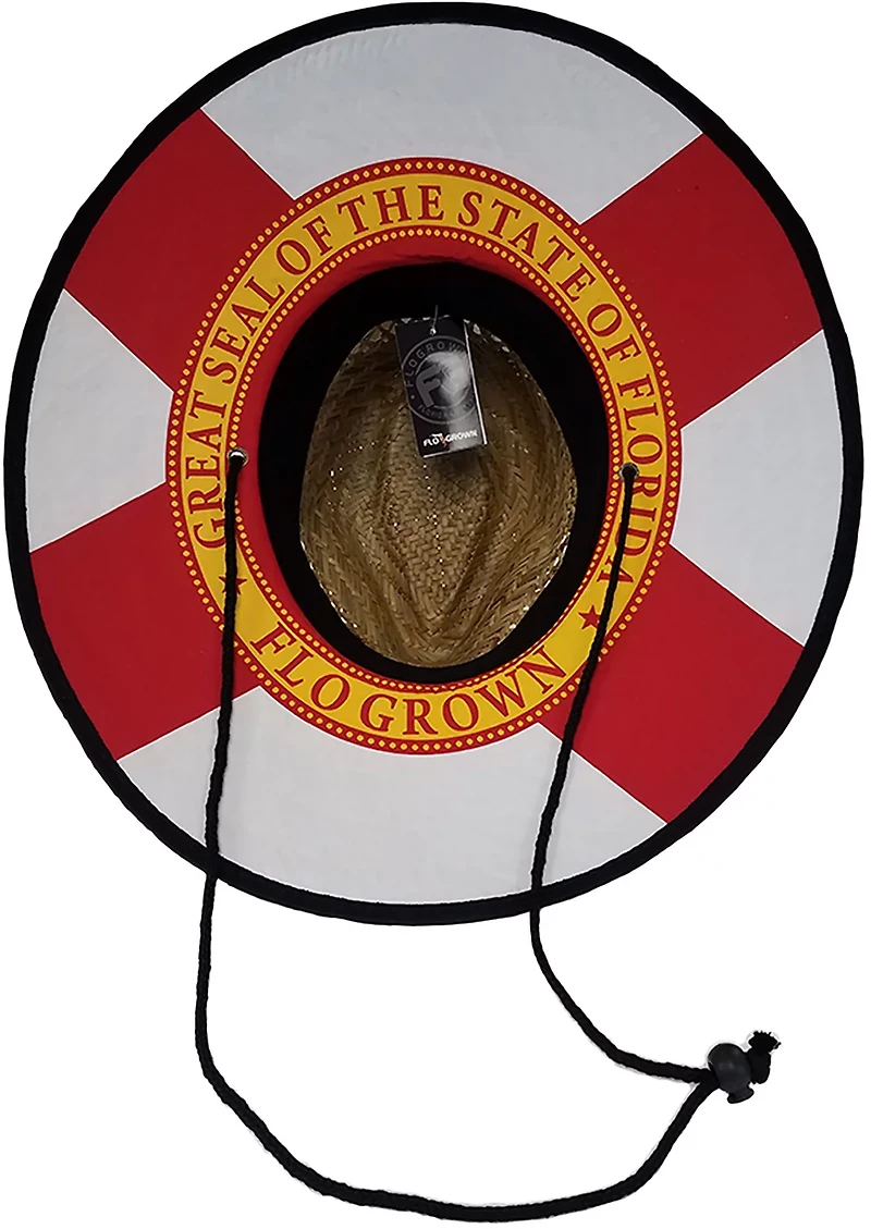 FLOGROWN Men's Florida Straw Seal Hat