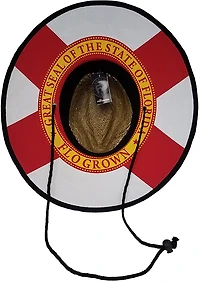 FLOGROWN Men's Florida Straw Seal Hat