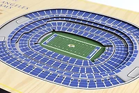 YouTheFan Los Angeles Rams 5-Layer Stadium Views 3-D Wall Art