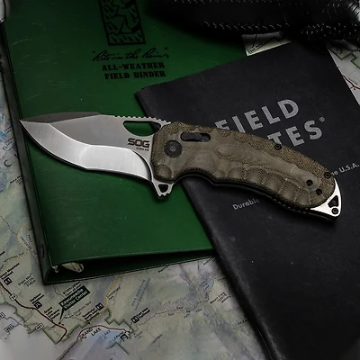 SOG Kiku XR Satin Folding Knife