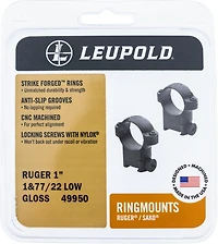 Leupold 51039 Ruger High Ring Mount Set