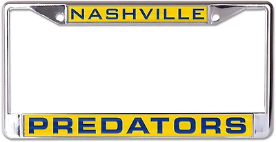 WinCraft Nashville Predators Inlaid Mirror License Plate Frame
