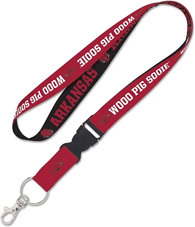 WinCraft University of Arkansas Lanyard with Detachable Buckle