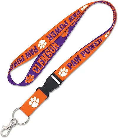 WinCraft Clemson University Lanyard with Detachable Buckle
