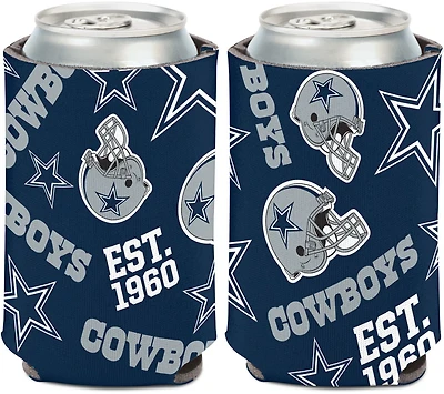 WinCraft Dallas Cowboys Scatter Print Can Coozie