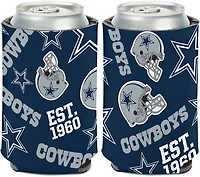 WinCraft Dallas Cowboys Scatter Print Can Coozie