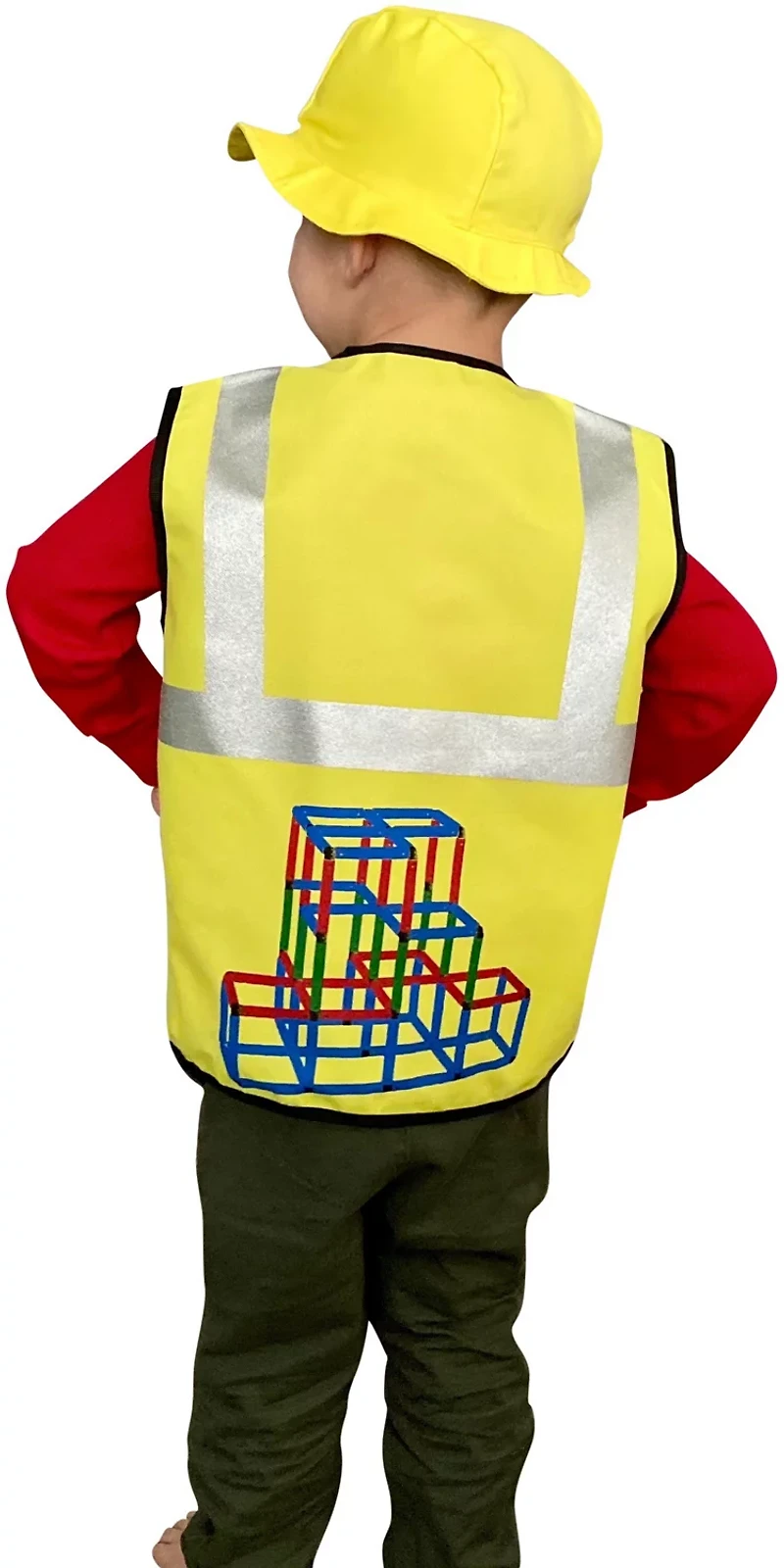 Funphix Kids' Busy Builders Construction Worker Costume