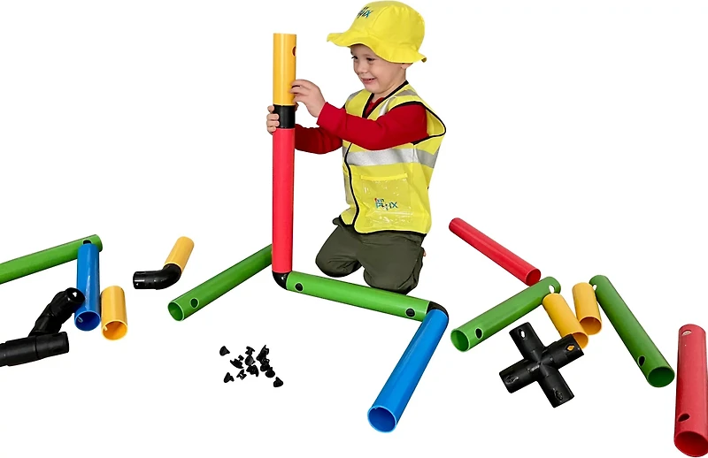 Funphix Kids' Busy Builders Construction Worker Costume