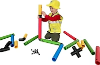Funphix Kids' Busy Builders Construction Worker Costume