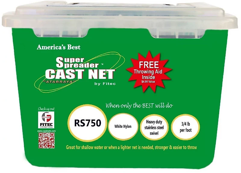 Fitec RS-750 Super Spreader Series 3 ft Cast Net