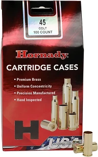 Hornady 45 Colt Reloading Revolver Cartridge Cases 100-Pack