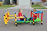 Funphix Create and Play Wheelies Buildable Play Structure Set with Wheels