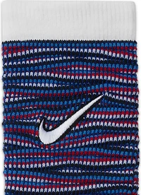 Nike Elite Basketball Pattern Arch Bands Support Crew Socks