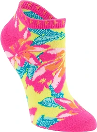 BCG Women's Tropical Flower No-Show Socks 6-Pack