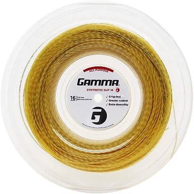 Gamma Synthetic Gut Gauge Tennis String Reel