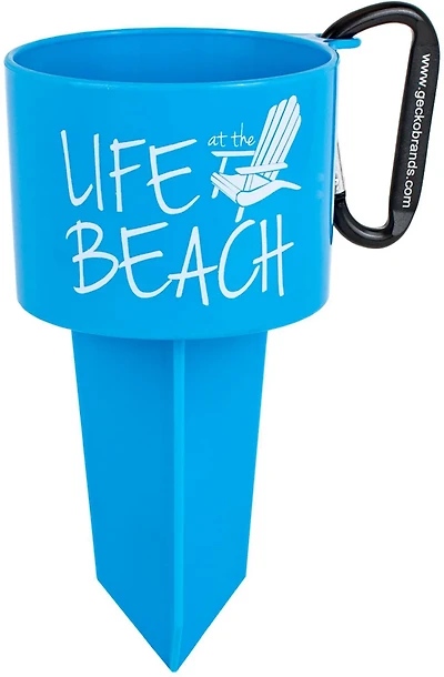 geckobrands Carabiner Beverage Holder Stake