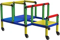 Funphix Create and Play Wheelies Buildable Play Structure Set with Wheels