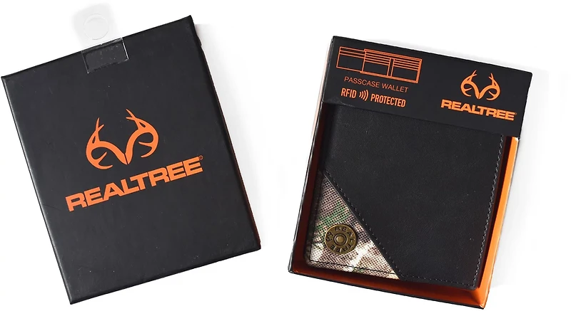 Realtree Men's Edge RFID Passcase Wallet
