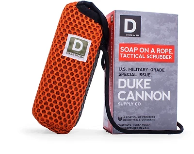 Duke Cannon Soap on a Rope Tactical Scrubber