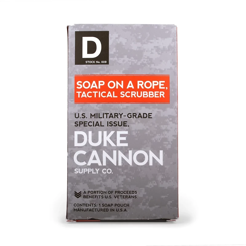 Duke Cannon Soap on a Rope Tactical Scrubber