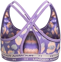 Under Armour Girls' Crossback Printed Sports Bra